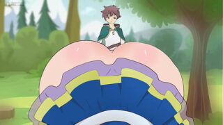Aqua Wore a skirt that was Too short to seduce Kazuma/Hentai/Cartoon/Parody/God&apos;s Blessing On This Wonderful Wold ! 2025